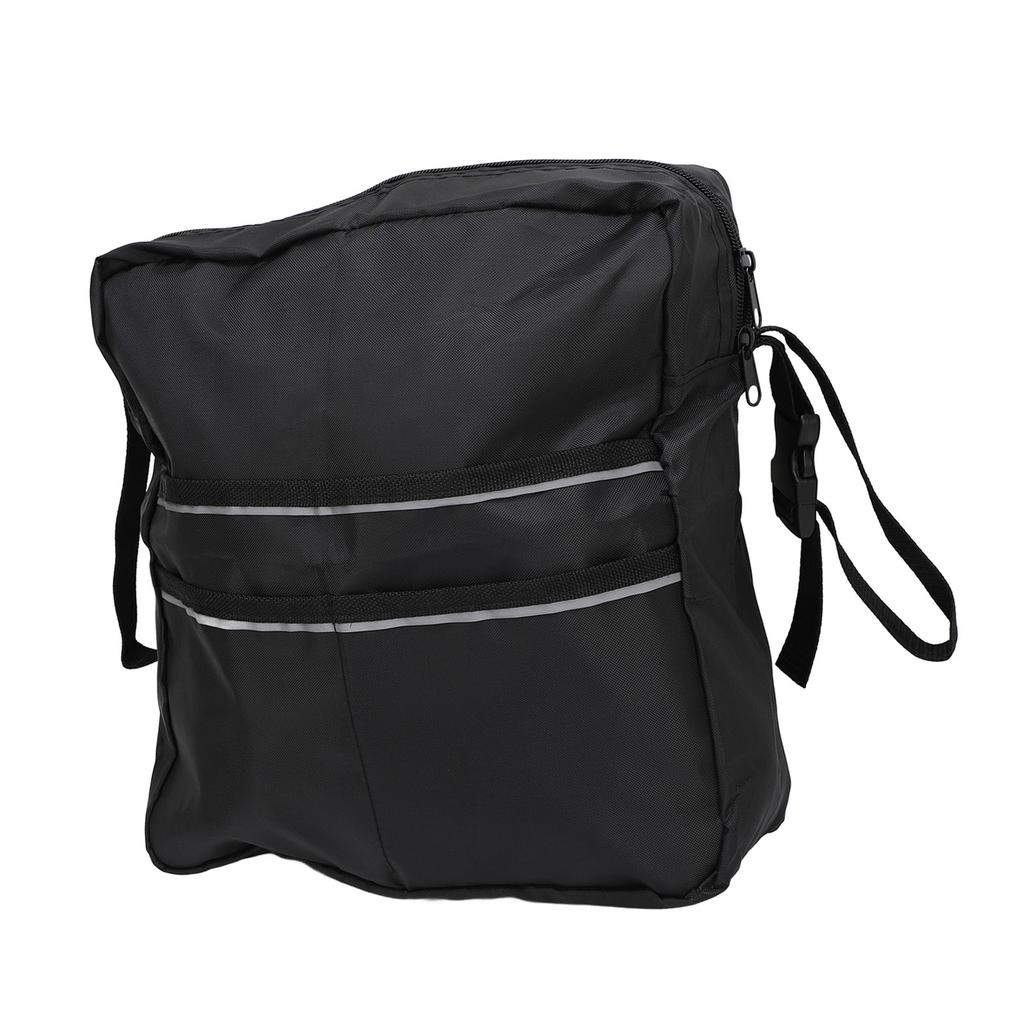 Plecak na wózek inwalidzki Tkanina Oxford Duża pojemność Wszechstronna Regulowana Torba Saszetka na wózek inwalidzki na pomoc do chodzenia Wózek rowerowy