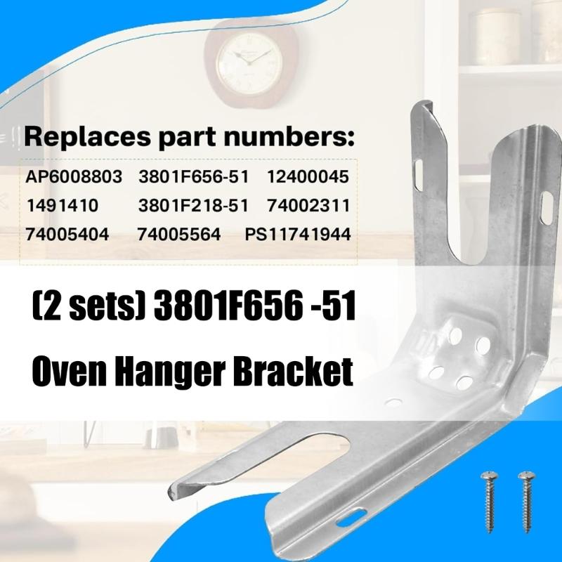 3801F656-51 Kitchen Rack Hanger Storage Organizer Replacement Part for WP3801F656-51 AP6008803 PS11741944 Range Stove