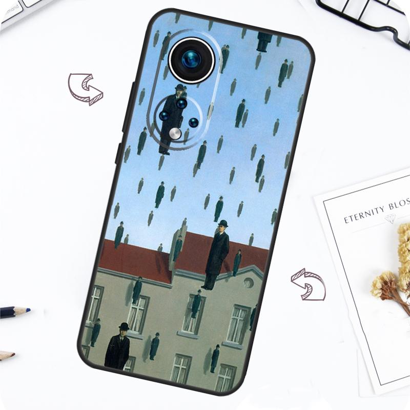 Rene Magritte Case For Honor Magic 5 6 7 Lite Honor 200 Pro X8b X9a X8a X8 X9 X9c X9b 50 70 90 Lite Cover