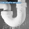 Plastica Acciaio Bianco Fango Antimuffa Bordatura e Sigillatura Colla Ceramica Cucina Bagno WC Lavandino Sigillante Impermeabile