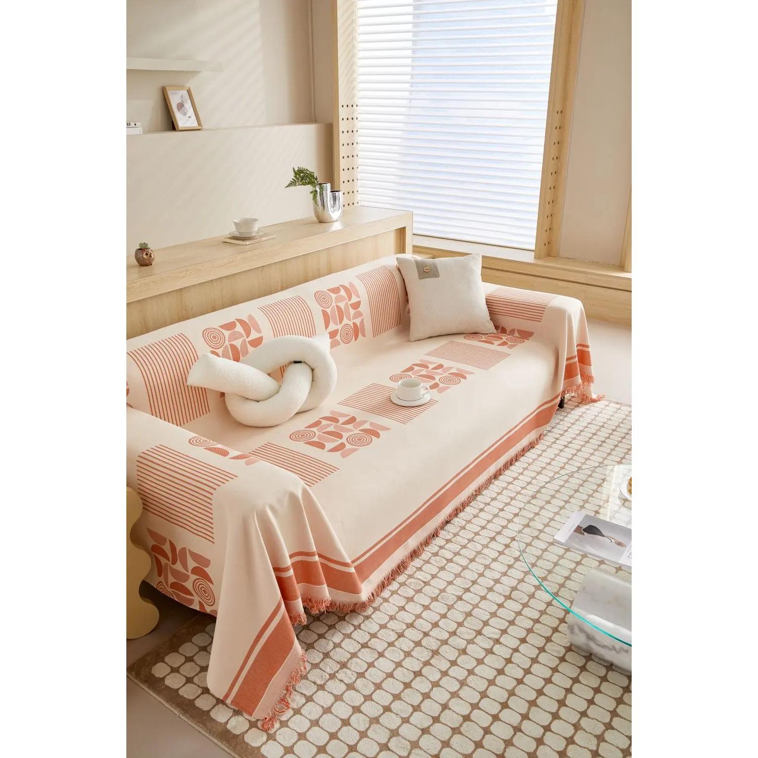 

Скандинавский Мягкий Ленивый Чехол на Диван Большое Одеяло для Кемпинга Пикника Пляжа Путешествий Отдыха Расслабления Коврик для Дивана Полотенце 180x130cm