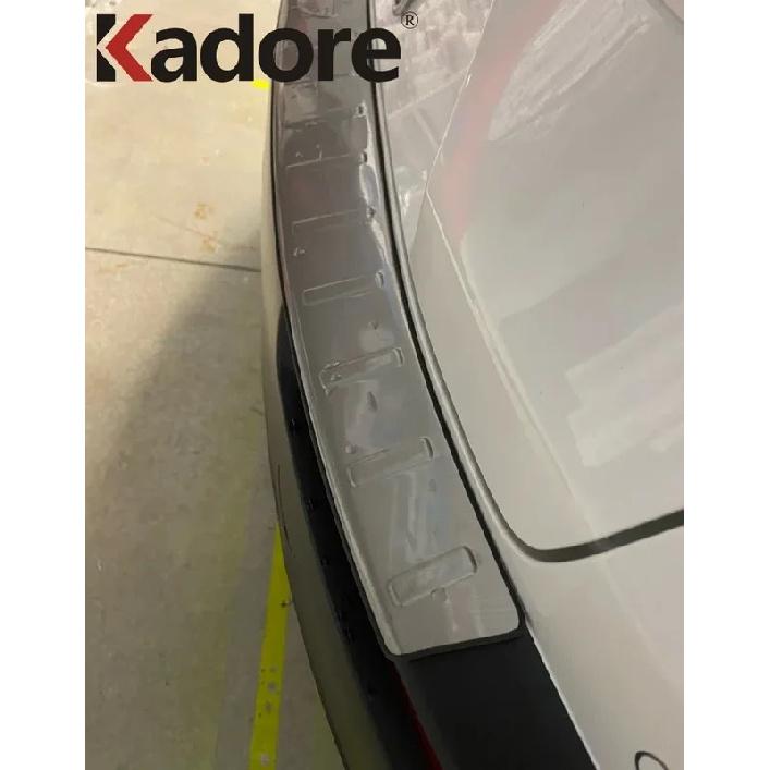 For Mazda CX30 CX-30     2024 Steel Rear Trunk Bumper Cover Trim Tailgate Door Sill Plate Guard Car Accessories