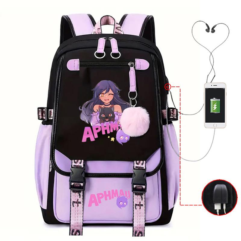 Cute Cartoon Junior High School Student Schoolbag Female Lightweight Large-Capacity Student Backpack