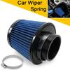 76MM 3 Inch Car Air Filters Vent Filter High Flow Kit Mesh Cone Engine Protector Replacement Auto Accessories Universal