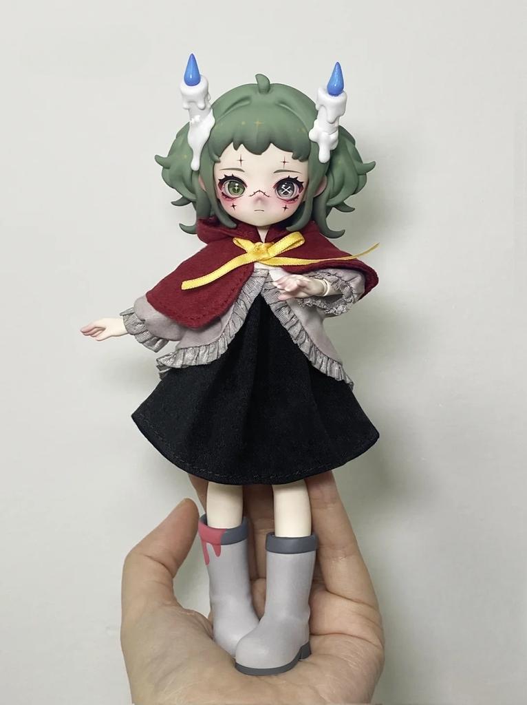 Nissa Bizarre Nightmare Bjd Series Blind Box Mystery Kawaii Trendy Articulated Action Anime Figures Toys Ornament Birthday Gifts