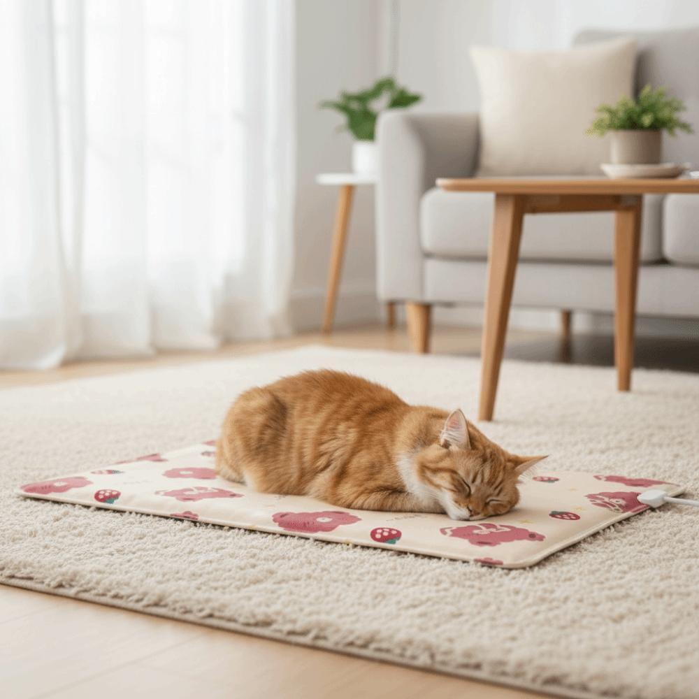 Adjustable Temperature Dog Heating Pad Waterproof Winter Pet Heater Cat Heated Mat Blanket  Winter