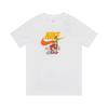 Anime Print Logo Crew Neck Short Sleeve T-Shirt Kids Tops White FV5346-100