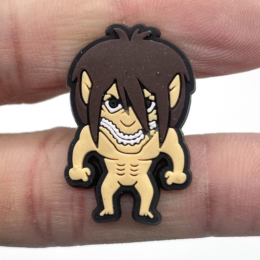 Attack on Titan Rubber Shoe Charms - Decorative Buckles for Garden and Hole Shoes