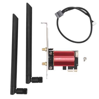 WiFi 7 Kartı 2.4G 574Mbps 5G 2400Mbps 6G 5800Mbps BT 5.4 MU MIMO PCIEx1 WPA4 BE200NGW Ağ Kartı
