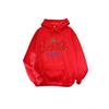 Unisex Autumn/Winter Letter Print Plus Velvet Hooded Sweatshirt