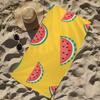 Fruit Watermelon Pattern Print Beach Towel Colorful Bath Towels Microfiber Quick Dry Sand Free Beach Yoga Spa Gym Pool