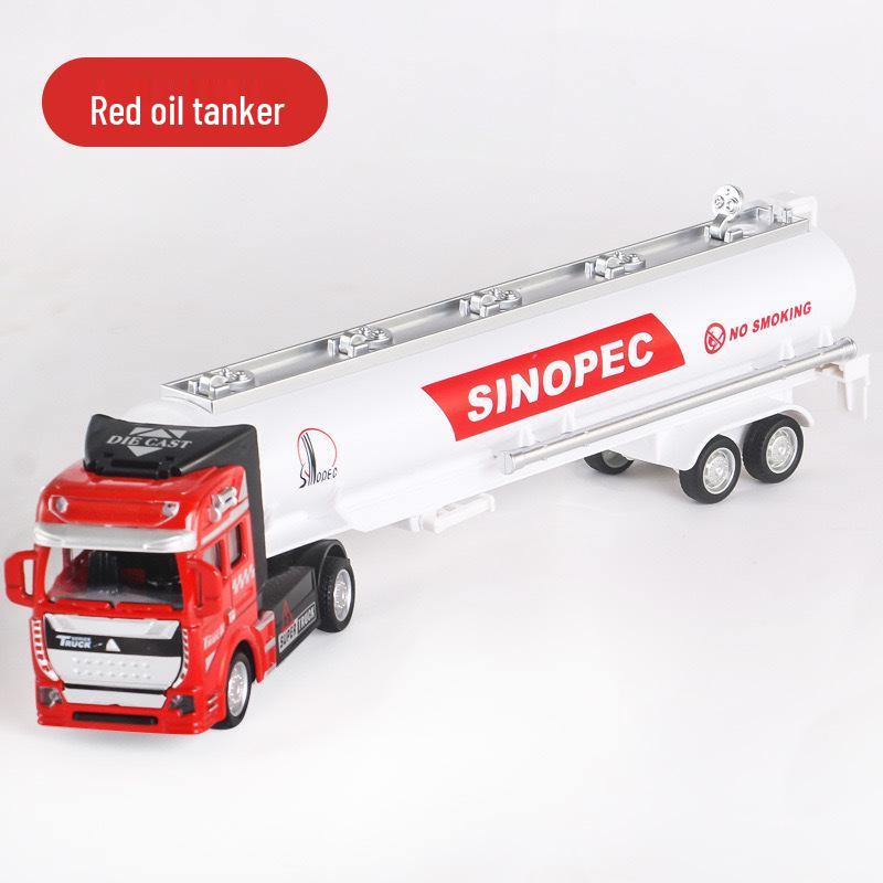 Alloy Semi-Trailer Transport Truck Toy - Durable Model for Boys