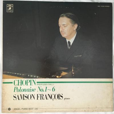 LP Record SAMSON FRANCOIS - Chopin: Polonaise Vol. 1 No. 1-6 EAC70038 ANGEL - Japan Classical Used