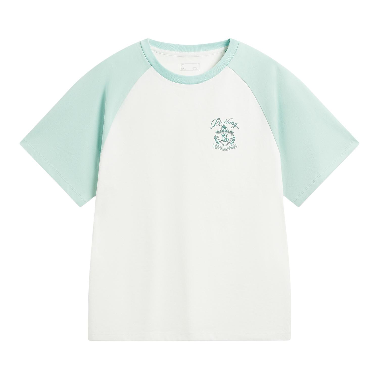 Li Ning Sports Life Collection Short Sleeved T Shirts Women s AHSW416-3 L