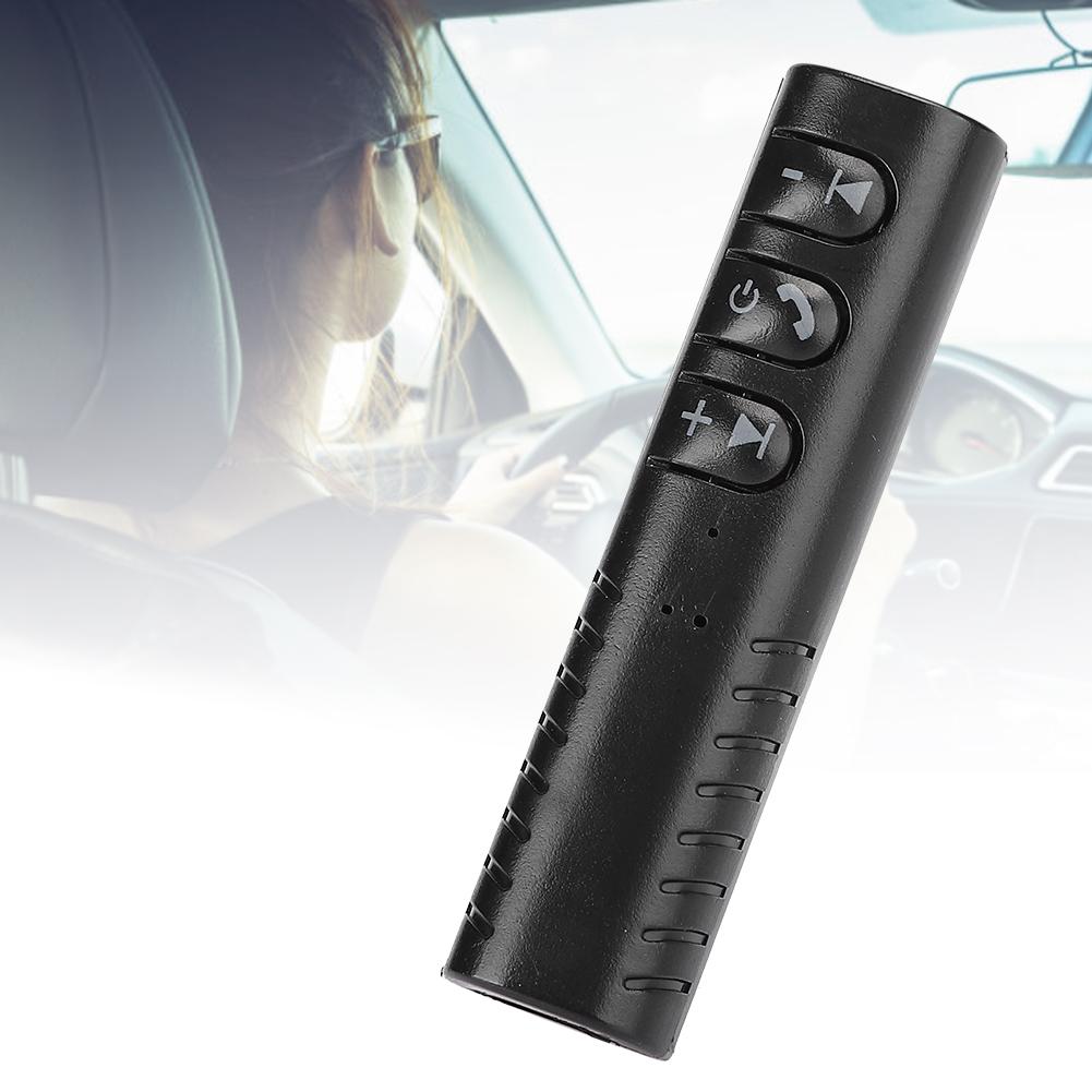 Portable Collar Clip Car Hands Free Bluetooth 3.5 AUX Audio Receiver 4.2 High Definition Call Taking Pictures