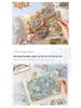 ZABC Four Seasons Landscape Sticker Book: Large, DIY Decoration with 4 Scenery Types