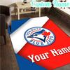 Custom Name Blue Jays Baseball Season  Rug, Office Rug, Chair Rug, Carpet for Living Rooms, Doormat Game Rug Home Decor Christmas Gifts