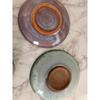 Hagi Ware Cup Saucer Set 2 Pieces
