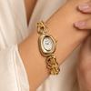 Vintage Irregular Bracelet Watches for Woman Fashion Elegant Cheese Shape Ladies Watch Luxury Women Quartz Watch Zegarek Damski