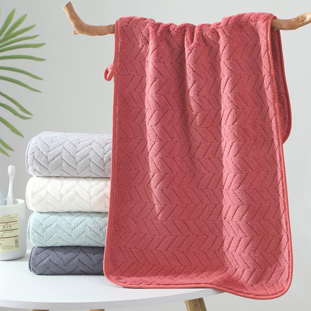 Coral Fleece Face Towel Highly Absorbent Hand-Wiping Towel  for Bathroom Kitchen and Daily Home Use