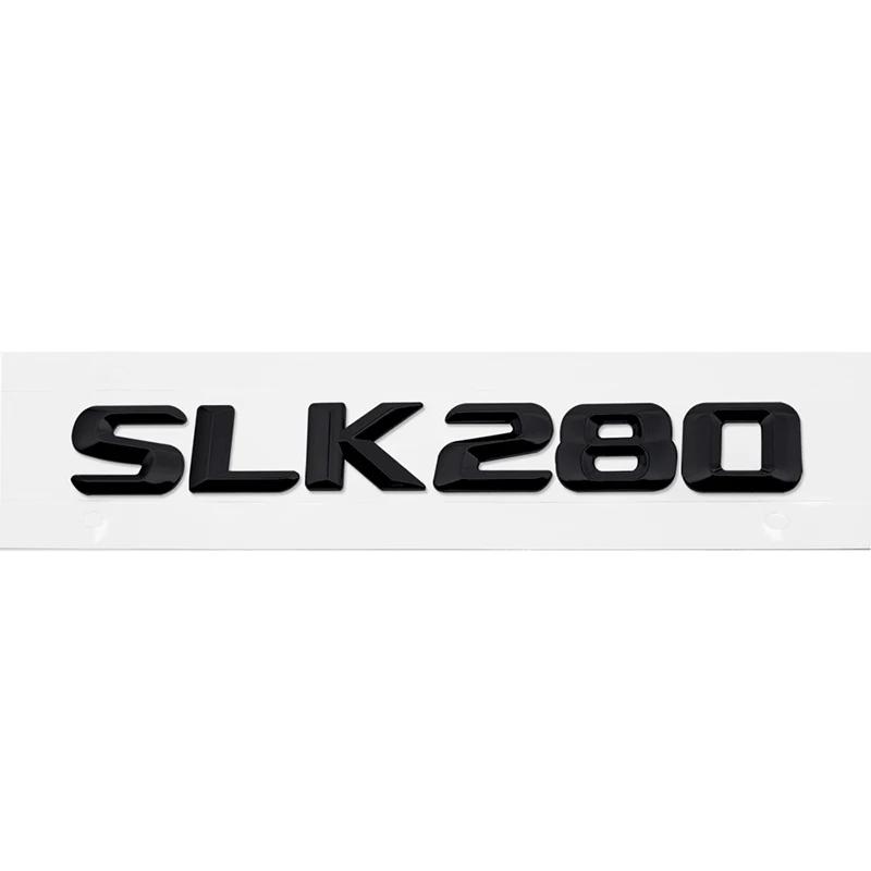 Samolepky na zadní část auta s písmeny, emblémem na zadním kufru pro SLK55 SLK63 SLK200 SLK230 SLK250 SLK280 SLK300 SLK320 SLK350
