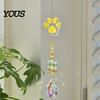 Exquisite Craftsmanship Wind Chime Crystal Cat Paw Chimes, Suncatchers for Windows Hanging, Rainbow Light Prism Maker Indoor Outdoor Home Garden Decor