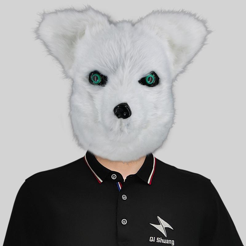 Open Stylish Mouth Wolf Face Mask Ideal For Halloween And Various Events Celebration