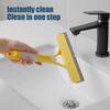 Glass Wiper TPR Soft Dual-Purpose Scraper Watering Can Windows Brush with Scraper Head Kitchen Countertops Spray