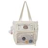 Mori large-capacity backpack female ins college style soft sister girl versatile transparent pain bag student class schoolbag