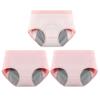 Teenage Girls Menstrual Briefs 3pcs High Waisted Leak Proof Underwear Panties