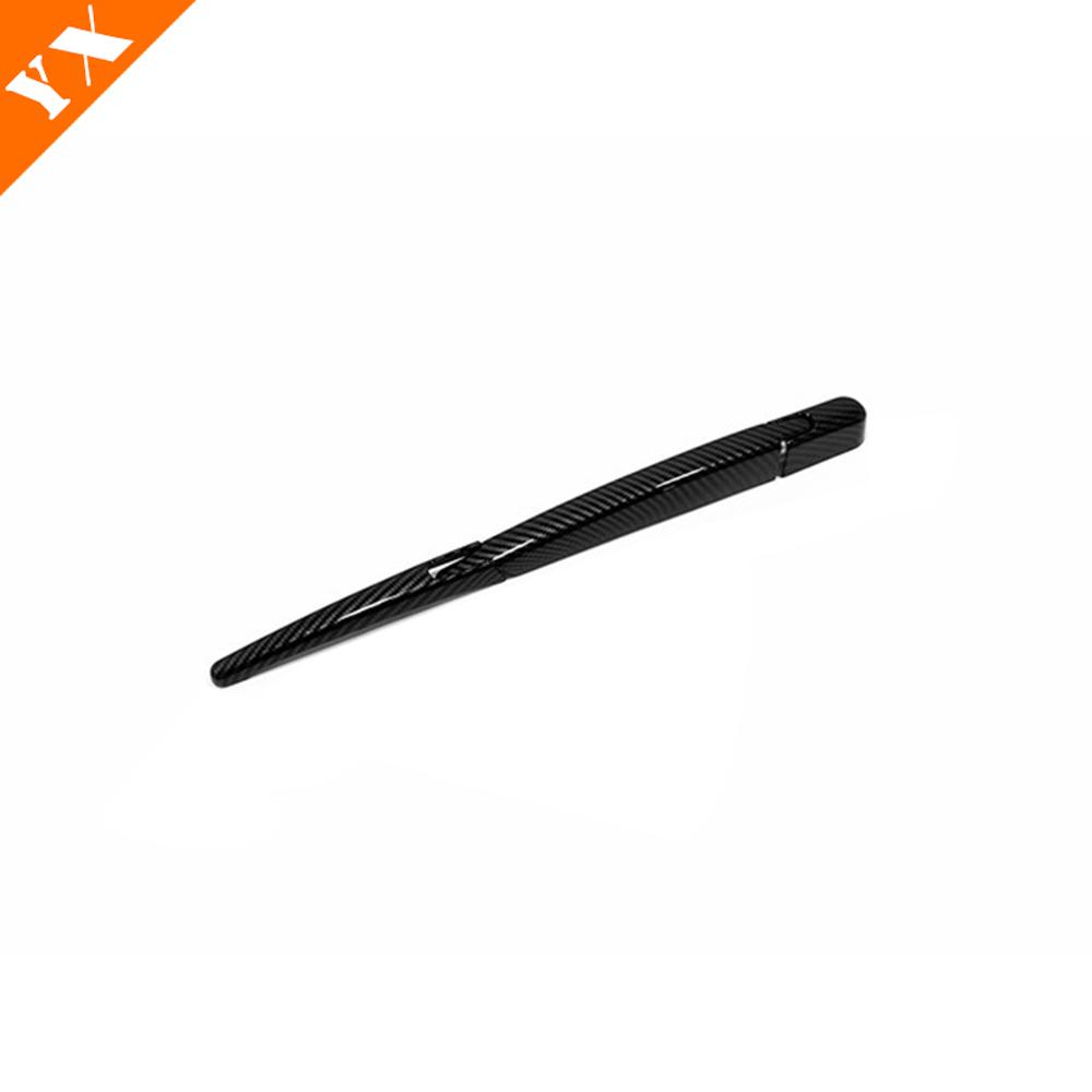 Carbon Chrom für Toyota Fortuner 2016-Auto Heckscheibe Scheibenwischer Arm Klinge Abdeckung Zierleiste Styling