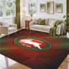 South Sydney Rabbitohs Design Crystal Velvet Rug Soft Decorative Mat for Bedroom Entrance