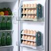 Refrigerator Door Egg Storage Tray - Food Grade Flip Lid Fresh-Keeping Box