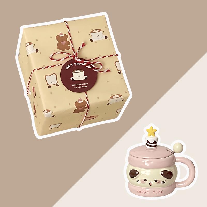 Cute Ceramic Mug Gift Set