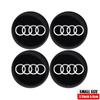 For Audi A4 4Pcs Car Wheel Hub Caps Auto Emblem Tyre Center Covers Accessories For Audi A1 A2 A3 A4 A5 A6 A7 A8 S Quyttro Sline RS Q2 Q3 TT