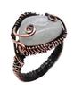 Moonstone Natural Gemstone Copper Wired Ring US Size-9 R 4710
