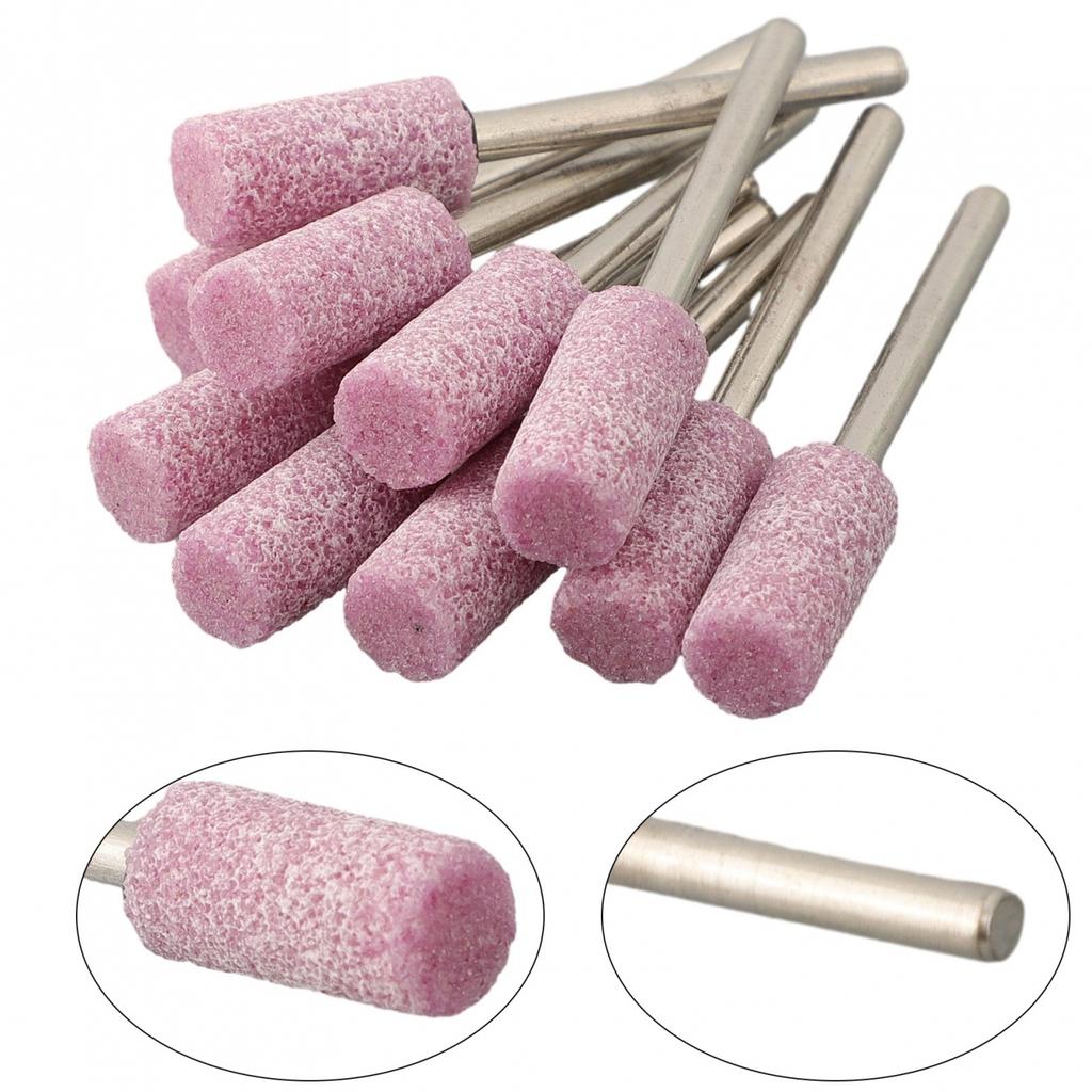 Mounted Stone Flat Head Cylindrical For Rotary Orange