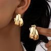 Vintage Earrings Exaggerated Earrings Circle Earrings Dangle Earrings Wide Double Hoops Jewelry for Women and Girls