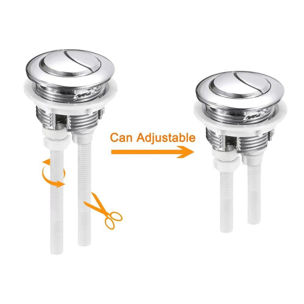 1Pcs 47/57/70mm Toilet Push Buttons Plastic Dual Flush Button  Bathroom Accessories