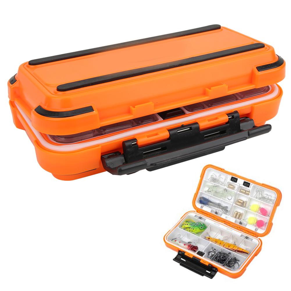 

ABS Waterproof Fishing Tackle Box Bait Lure Hooks Storage Case Container Accessory