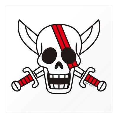 וואן פיס מיני קיר רשמי תוצרת x מדבקה, מדבקה, יפן, 11.5 ס"מ 11.5 ס"מ (202 שוקים)