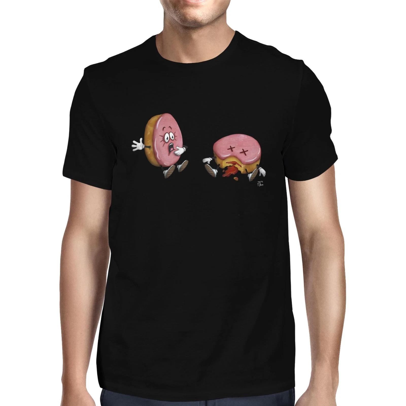 1Tee Mens Jelly Doughnut Murder T-Shirt XXXXL