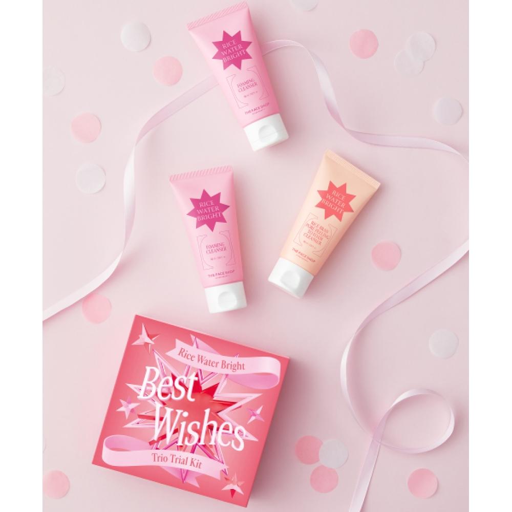 The Face Shop Beautiful Bright Мини-набор для умывания из 3 средств Праздничный выпуск FREE