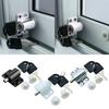 Window Lock Limiter Stopper Aluminum Alloy Sliding Window Lock Child Protection Safety Lock With Key Anti-theft Latches Hardware
