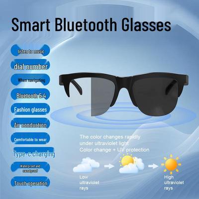 F02 Smart Bluetooth Audio Sunglasses: Ultra-light, Fashionable Sun & Eye Protection for Music, Sports, Cycling & Navigation