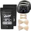 Jesus Titan Black Warmer Kit B + Waxing Kit Set 200g 2 Pcs