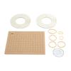 Macrame Board 11x15in Lightweight Macrame Braiding Board Reusable Grids Braiding Board with 30 T Pins Braiding Bracelet