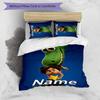 3pcs The Good Dinosaur1 Cover Set - Personalized Name, HD Printed Bedding with 1 Cover and 2 Pillowcases - Perfect for Home Decor, Easy Care