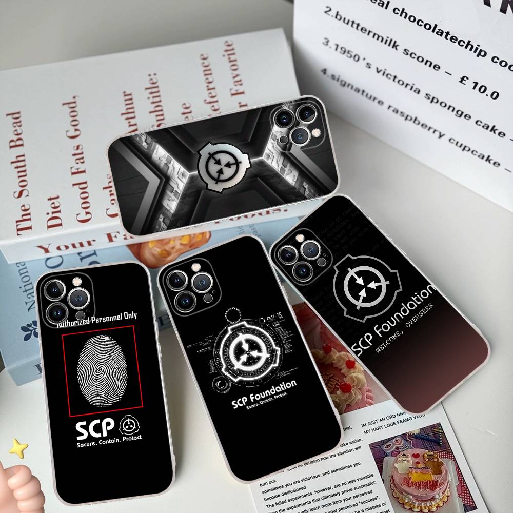 Popular Sci-Fi Foundation Scp F-Foundation For IPhone 17 16 15 14 13 12 11 Pro Max Plus Mini Funda For Transparent Cover