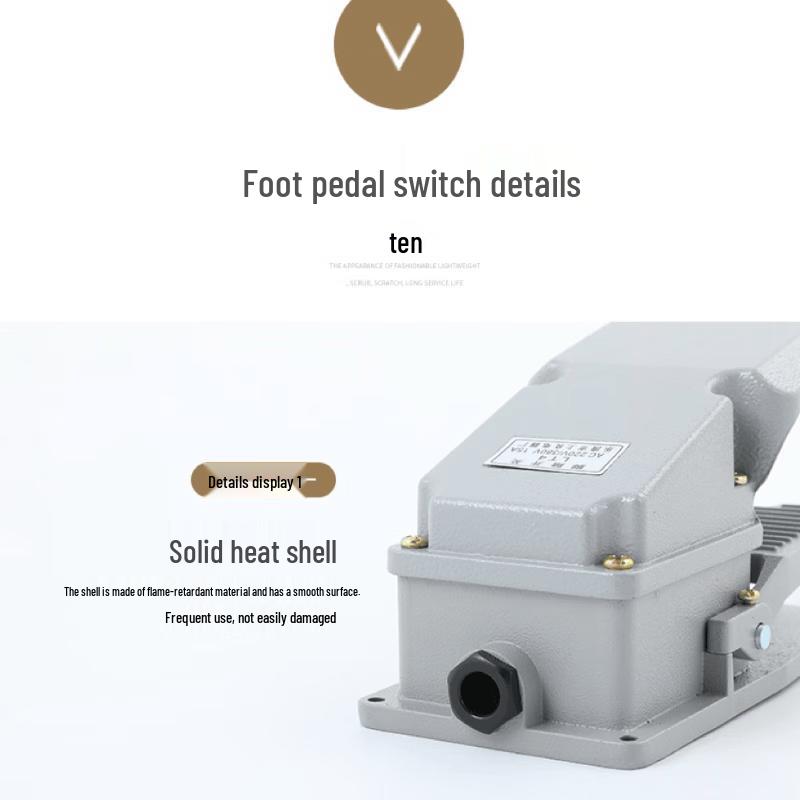 LT4 Self-Resetting Foot Pedal Switch